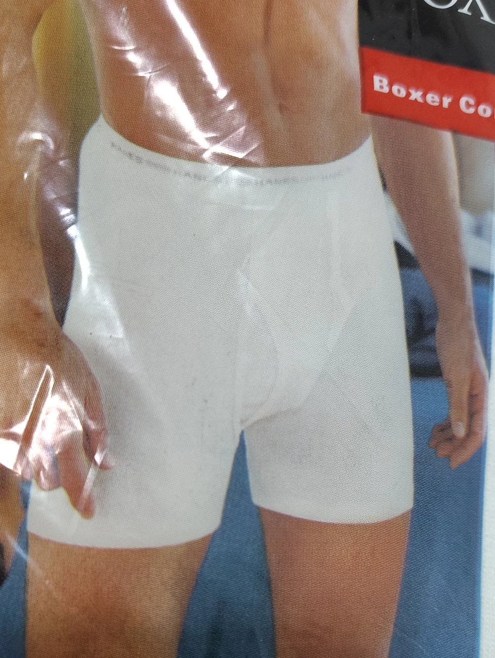 Vintage 2000 Hanes Men’s White Boxer Briefs - 2 Pack - Size L 36-38